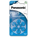 Panasonic PR675 Hearing Aid Battery