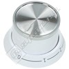 Beko Oven Thermostat Control Knob - White/Silver