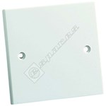 Wellco White Single Blanking Plate