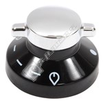 Glen Dimplex Knob Hotplate       Blk/Sil Kb