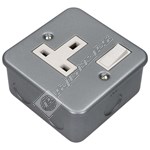 Wellco Metalclad Single Switched Outdoor Socket