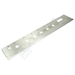 Cannon Oven Control Panel Fascia - Stainless Steel