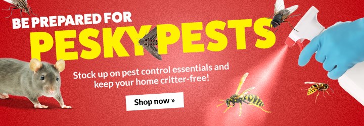 Be prepared for pesky pests