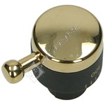 Black & Gold Thermostat Cooker Control Knob