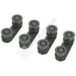 AEG Dishwasher Lower Basket Wheel Support - Pack of 4