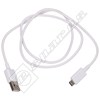 Samsung White USB-A to Micro USB-B Cable - 1m