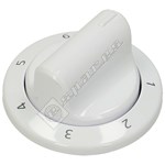 Hob Control Knob - White