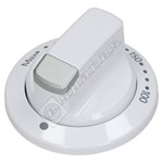 Leisure Top Oven Control Knob - White