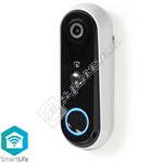 Nedis SmartLife 720p Rechargeable WiFi Video Doorbell - White