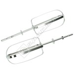 Hand Mixer Set of 2 Stainless Steel Beaters
