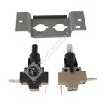 Kenwood Tumble Dryer Switch & Bracket Assembly