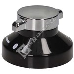 Electruepart Main Oven Control Knob - Black & Chrome