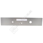Silver Cooker Control Panel Fascia