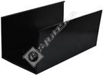 Caple Cooker Hood Lower Chimney - Black