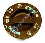 Hotpoint Washing Machine Timer Knob - Dark Brown