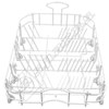 Lower Dishwasher Basket with Wheels