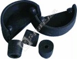 Kenwood Foot(X3) & Handle Mouldings(X2 ) Black R/C Rc326