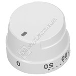 Electrolux Cooker Thermostat Knob - White
