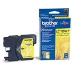 Brother Genuine High Yield Yellow Ink Cartridge - LC1100HYY