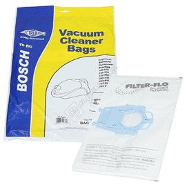 High Quality Vacuum Cleaner Type P Dust Bags Pack Of 5 To Fit Bosch BAG351 