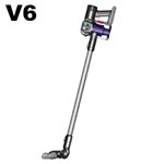 Dyson V6 Satin Silver/Moulded Purple & Red/Natural Spare Parts
