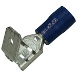 Electruepart Blue 6.3mm Male/Female Push-On Adaptor - Pack of 100
