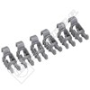 Electruepart Dishwasher Lower Basket Insert Clip Set