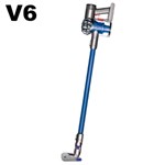 Dyson V6 Fluffy Iron/Sprayed Nickel & Red/Blue Spare Parts