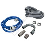 Electruepart Washing Machine Cold Fill & Drain Hose Extension Kit