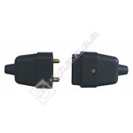 Wellco 10A 2 pin Rubberised Connector