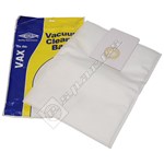 Electruepart BAG135 High Quality Vax Type 0B Filter-Flo Synthetic Dust Bags & Filter Kit- Pack of 5 Bags