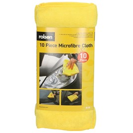 Rolson Microfibre Cloth - Pack of 10 - ES1756719