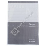 Servis Instruction Manual