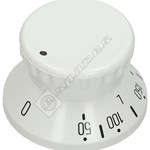 Bosch White Oven Temperature Control Knob