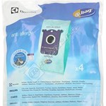 Electrolux Vacuum Cleaner E206S Anti-Allergen Dust Bag - Pack of 4