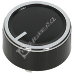 Beko Tumble Dryer Control Knob - Black/Chrome