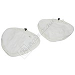 Electruepart Steam Cleaner Microfibre Cloth Pads (Pack of 2)