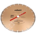 Rolson Dry Cut Segmented Diamond Tipped Blade - 300mm