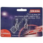 Lyvia 42W G9 Capsule Halogen Oven Bulb - Pack of 2