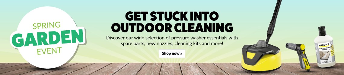 Get stuck into outdoor cleaning