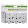 Lyvia Eco-Friendly Energy Saving Remote Control Sockets