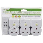 Lyvia Eco-Friendly Energy Saving Remote Control Sockets