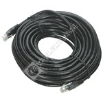 Black CAT6 RJ45 Patch Lead - 15 Metres