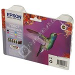 Epson Genuine Multi-Pack Ink Cartridges - T0807