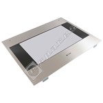 Caple Oven Outer Door Glass - Silver & Black