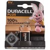 Duracell Alkaline 9V Plus 100% Extra Life - Pack of 1