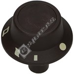 Indesit Black and Gold Hotplate Control Knob