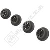 Electruepart Dishwasher Lower Basket Wheel (Pack of 4)