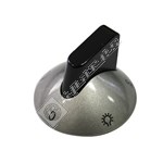 Electrolux Chrome and Black Finish Cooker Knob