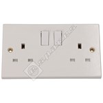 Wellco Twin Switched Double Power Socket